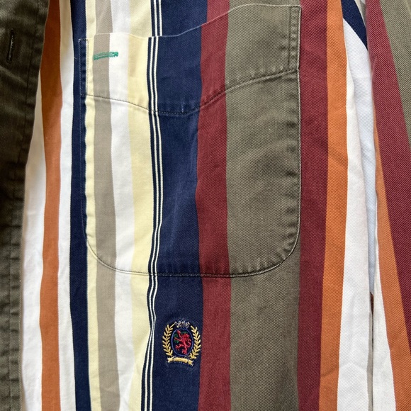 Vintage Striped Tommy Hilfiger Button Up - Picture 6 of 6